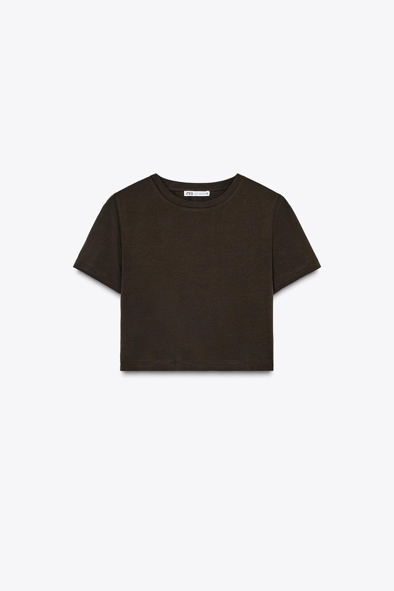 Camiseta elastica cropped