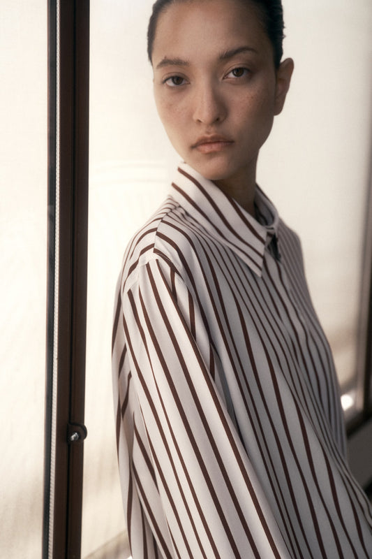 Camisa de crepé