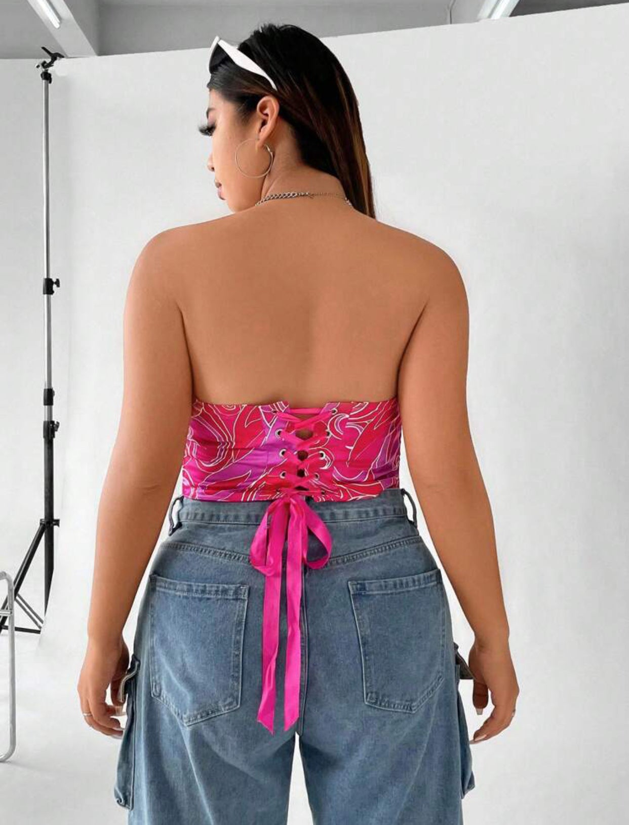 Top Corset estampado