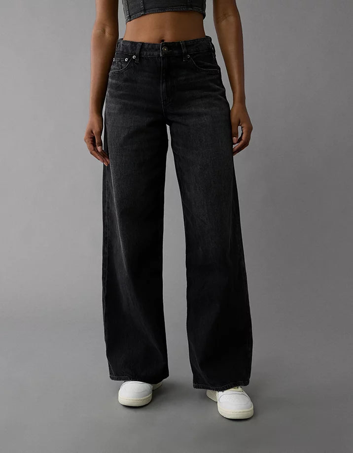 Jeans super high rise ultra wide leg