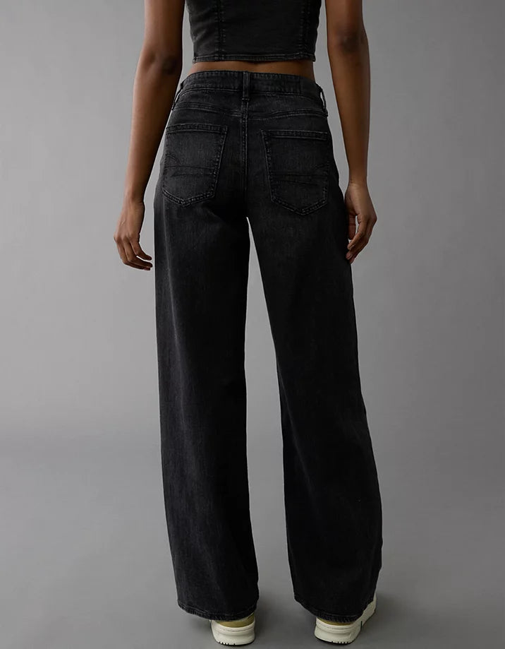 Jeans super high rise ultra wide leg