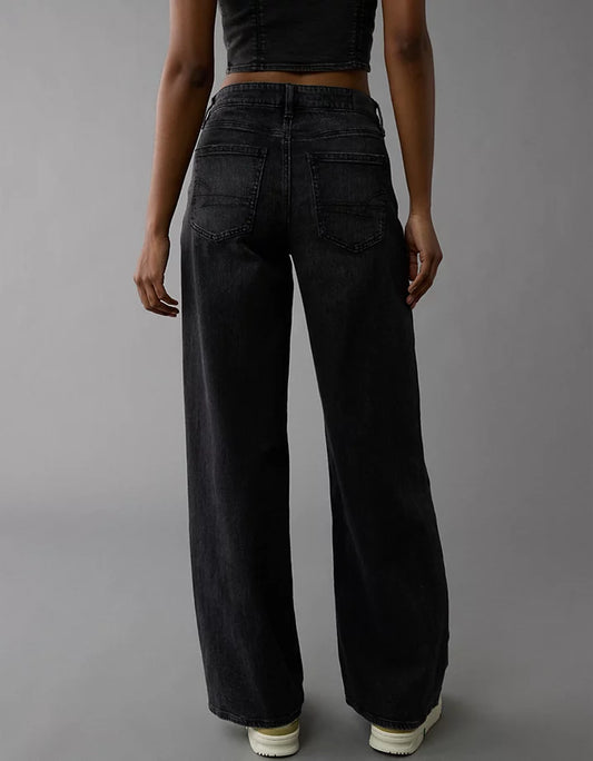 Jeans super high rise ultra wide leg