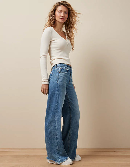 Jeans dreamy drape baggy wide leg