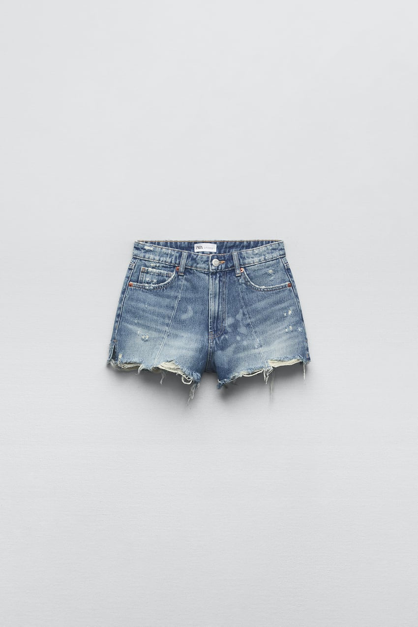 Short jeans High Rise Frayed