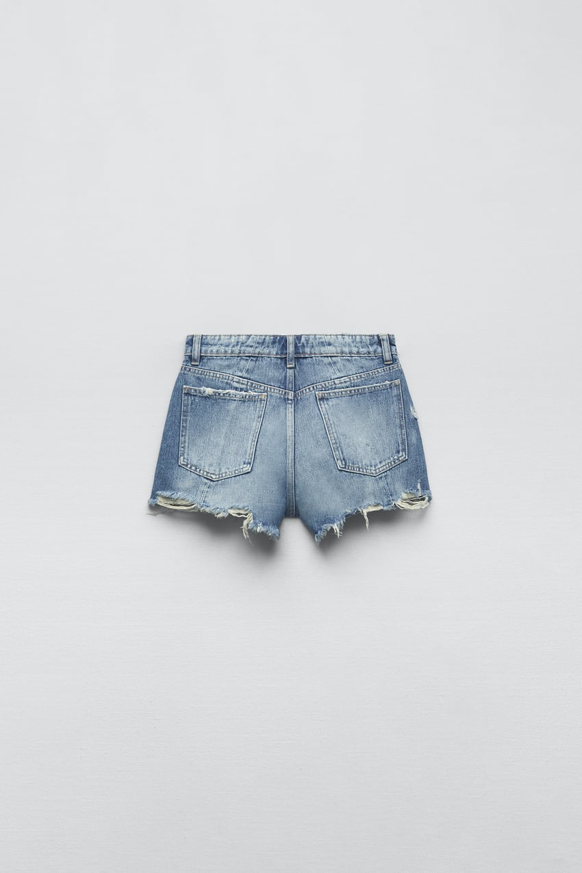 Short jeans High Rise Frayed