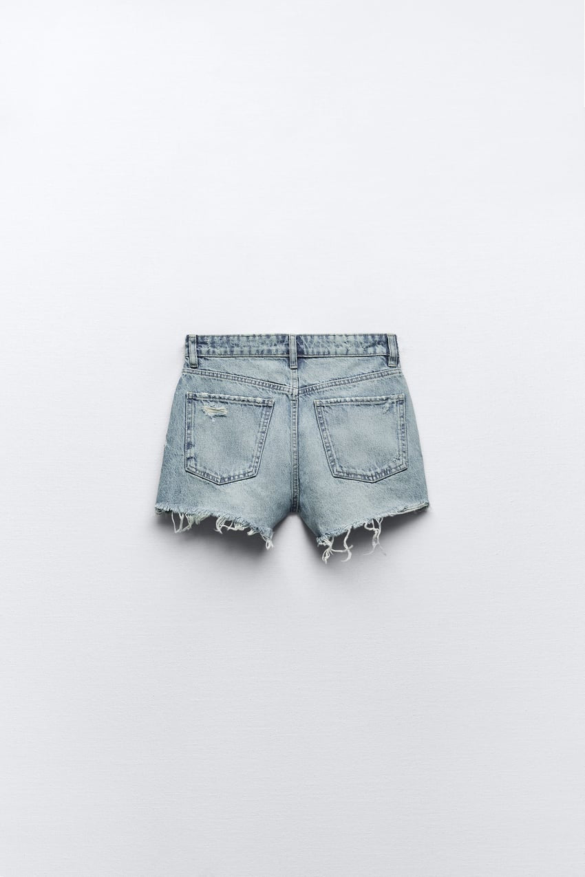 Short jeans de botones