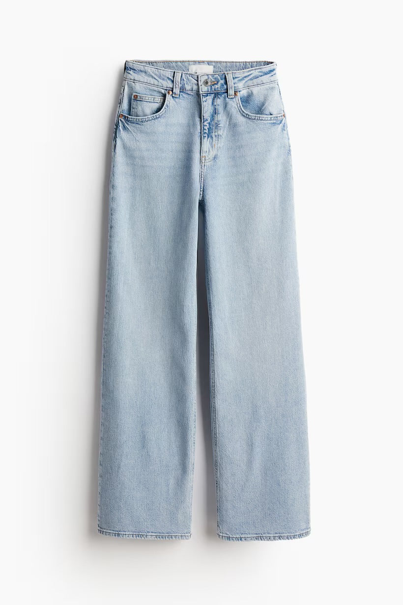 Wide leg jeans clasico