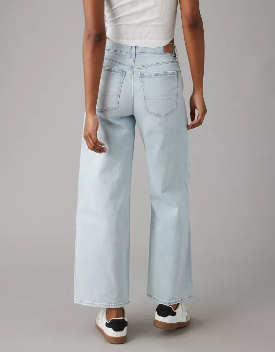 Jeans High rise baggy Wide leg ankle