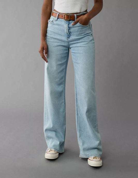 Baggy jeans high rise AE